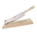 Couteau à pain sur socle en bois