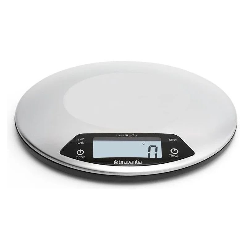 Balance de cuisine + minuteur Brabantia profil line