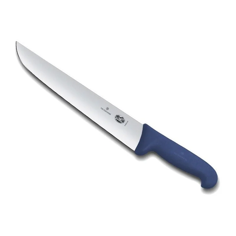 Couteau de boucher "VICTORINOX" manche en fibrox bleu