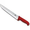 Couteau de boucher "VICTORINOX" manche en fibrox rouge