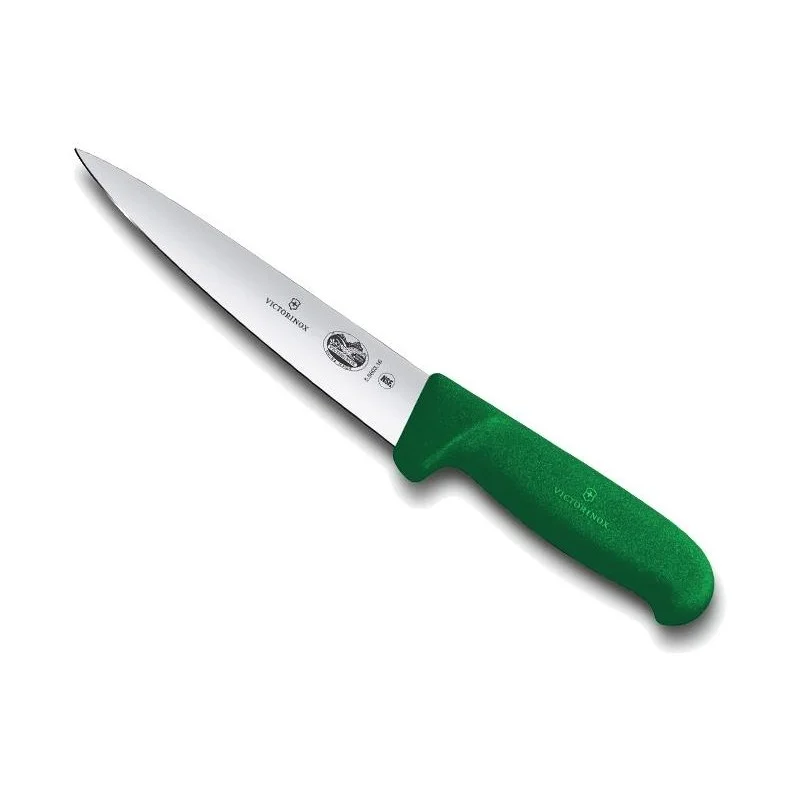 Couteau à désosser à saigner "VICTORINOX" manche en fibrox vert