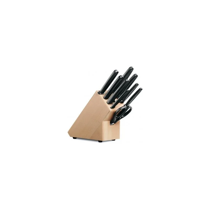 Bloc de cuisine en bois "VICTORINOX" (9 pièces)